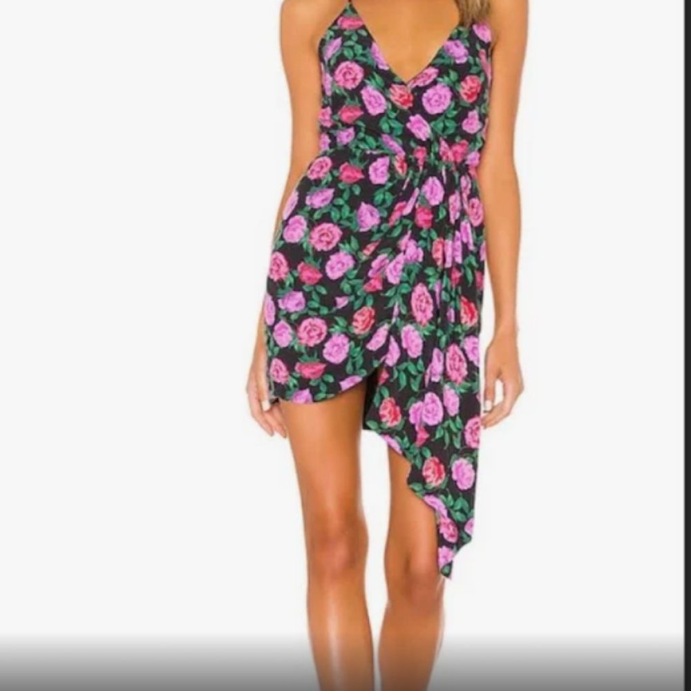 Lovers + Friends Floral Mini Dress - Black and Pink - Picture 2 of 10